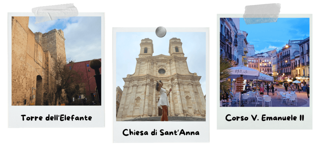 3-days-in-cagliari-the-ultimate-first-timer-itinerary-for-every-season-torre-dell-elefante-chiesa-sant-anna-corso-visttorio-emanuele-ii